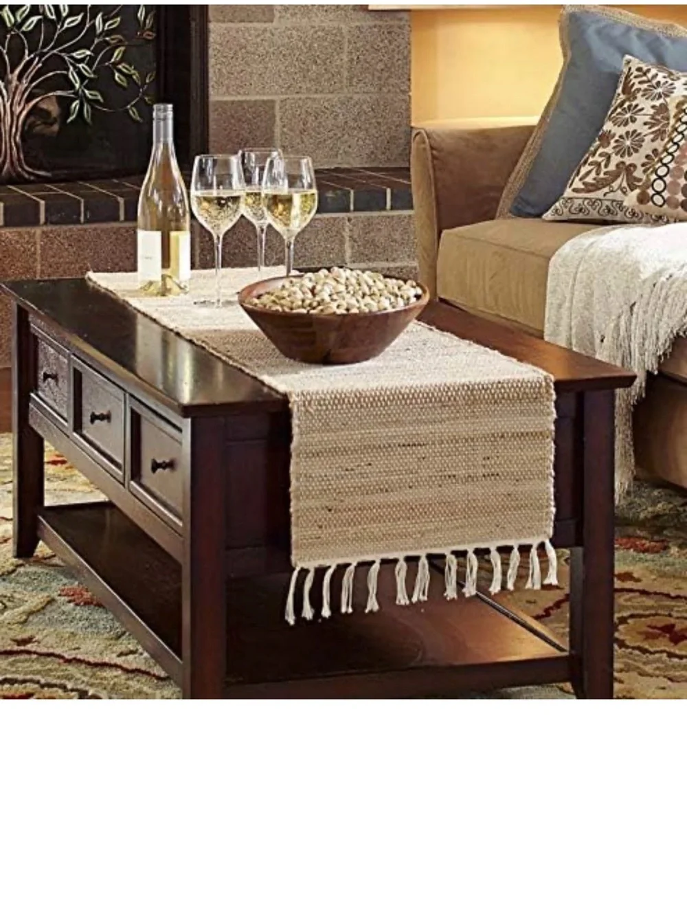 Woven Natural Jute Runner 72”